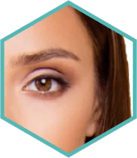Illustrative around the eyes treatment area for Morpheus8 at Square Mile Clinic, City of London
